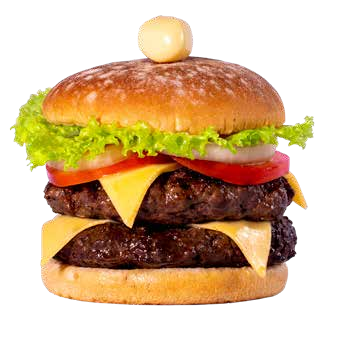 Hamburguesa Doble Carne Sencilla
