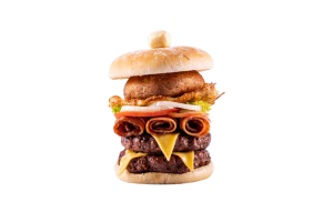 Hamburguesa La Poderosa Combo