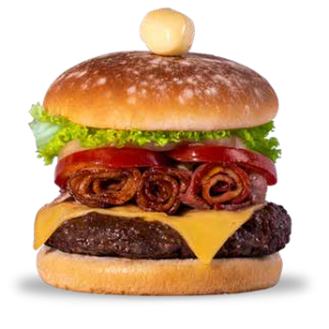 Hamburguesa con Tocineta Sencilla