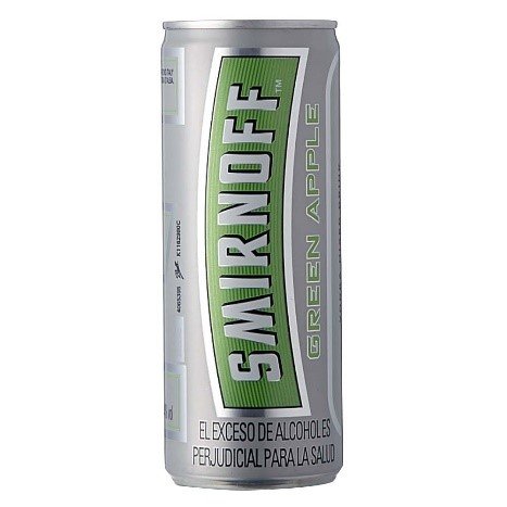 SMIRNOFF MANZANA VERDE BOTELLA X 275ML
