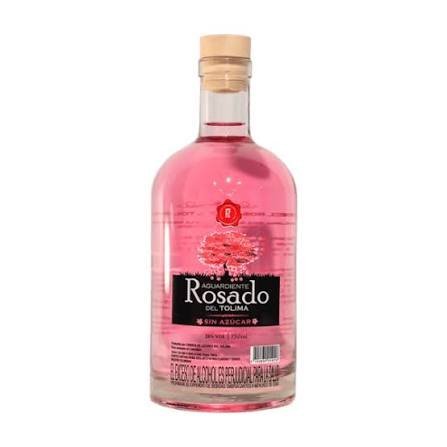 AGUARDIENTE ROSADO DEL TOLIMA X 750 ML
