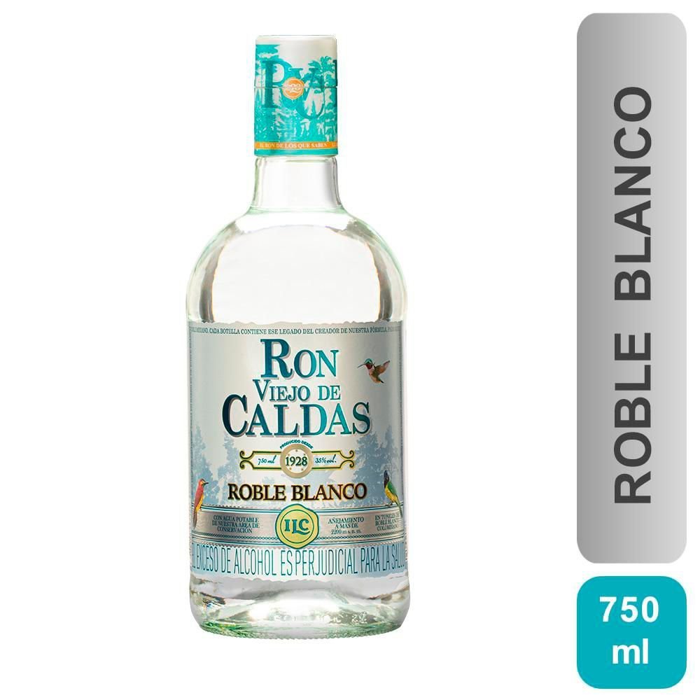RON VIEJO DE CALDAS ROBLE BLANCO X 750ML