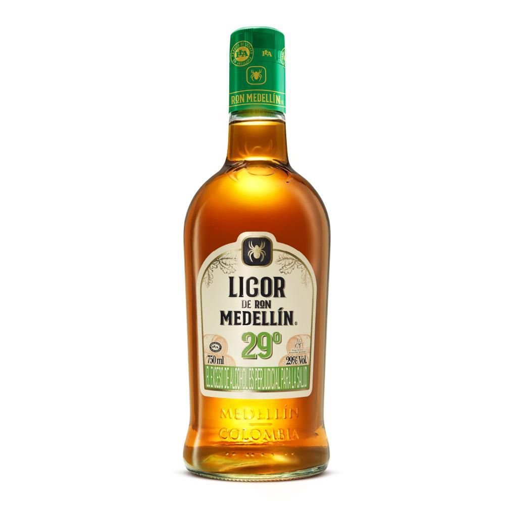 MEDELLIN LICOR DE RON 29° X750ML