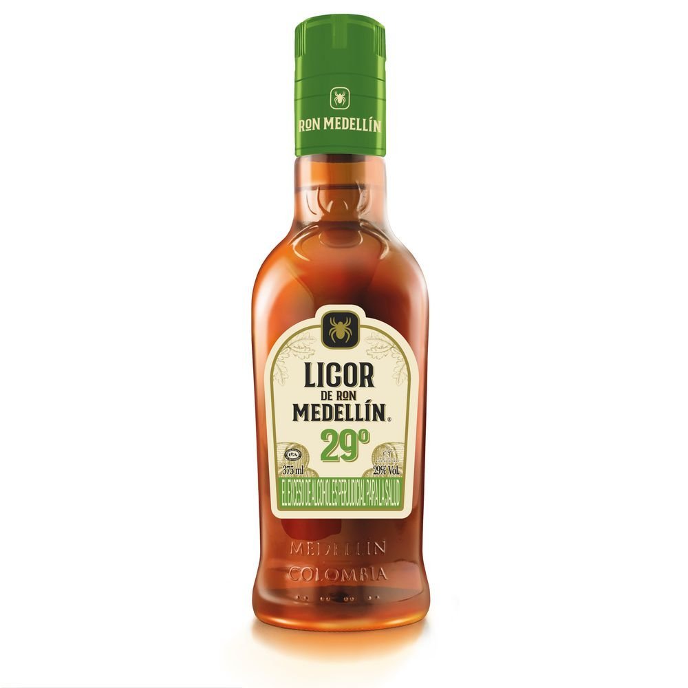 MEDELLIN LICOR DE RON 29° X375ML