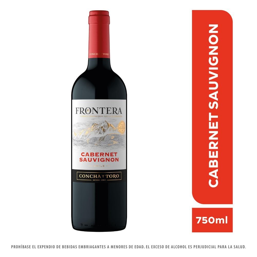 VINO FRONTERA CABERNET SAUVIGNON X 750ML