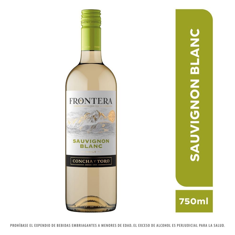 VINO FRONTERA SAUVIGNON BLANC X 750ML