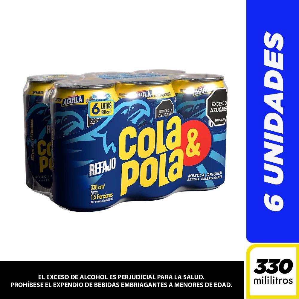 COLA Y POLA X SIX PACK