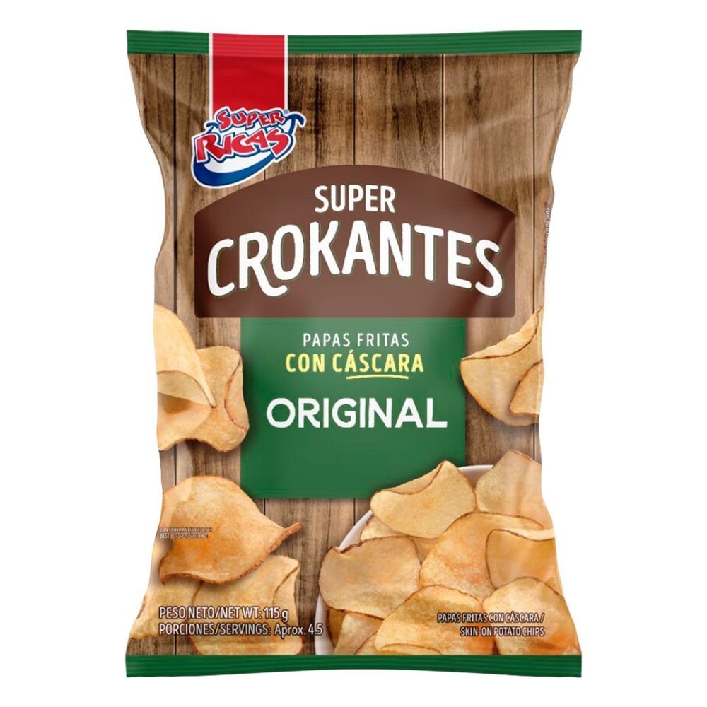 SUPER RICAS PAPAS NATURALES FAMILIAR 115GR